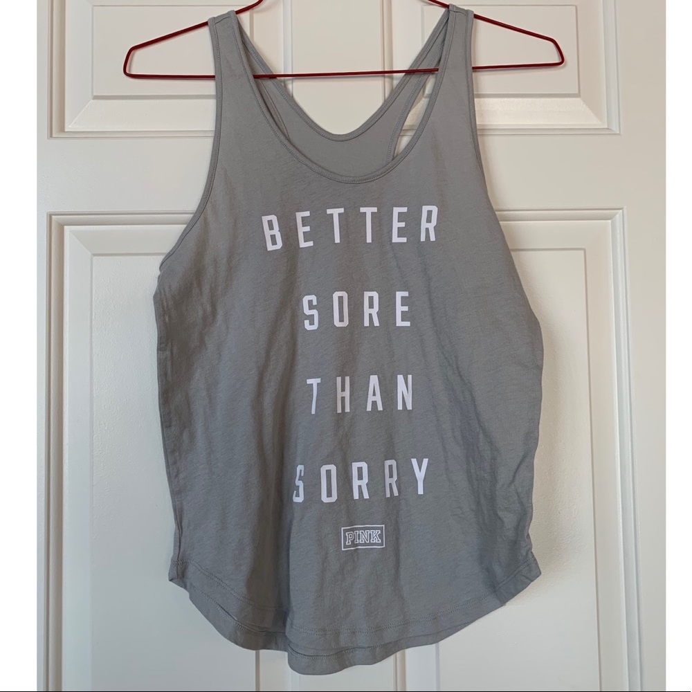VS Pink Workout Tank Size Small